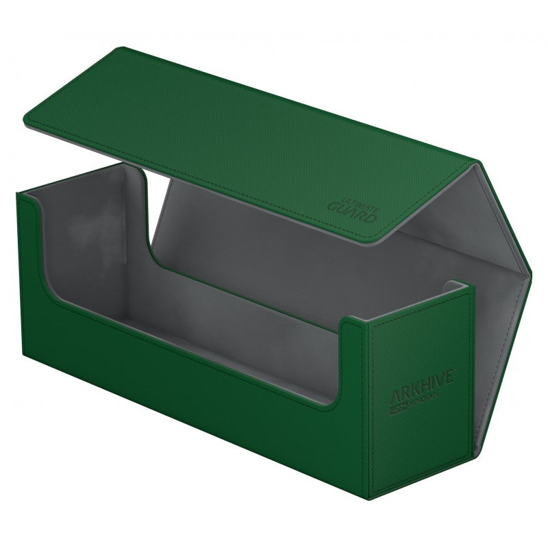 Ultimate Guard Arkhive Flip Case 400+ Standard Size Xenoskin Green