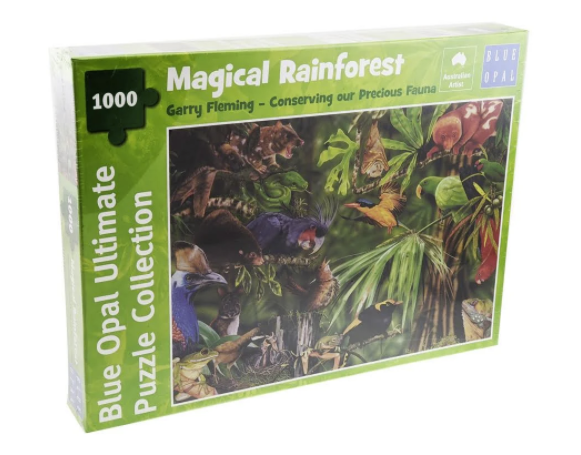 Blue Opal - Fleming: Magical Rainforest 1000 Piece Jigsaw