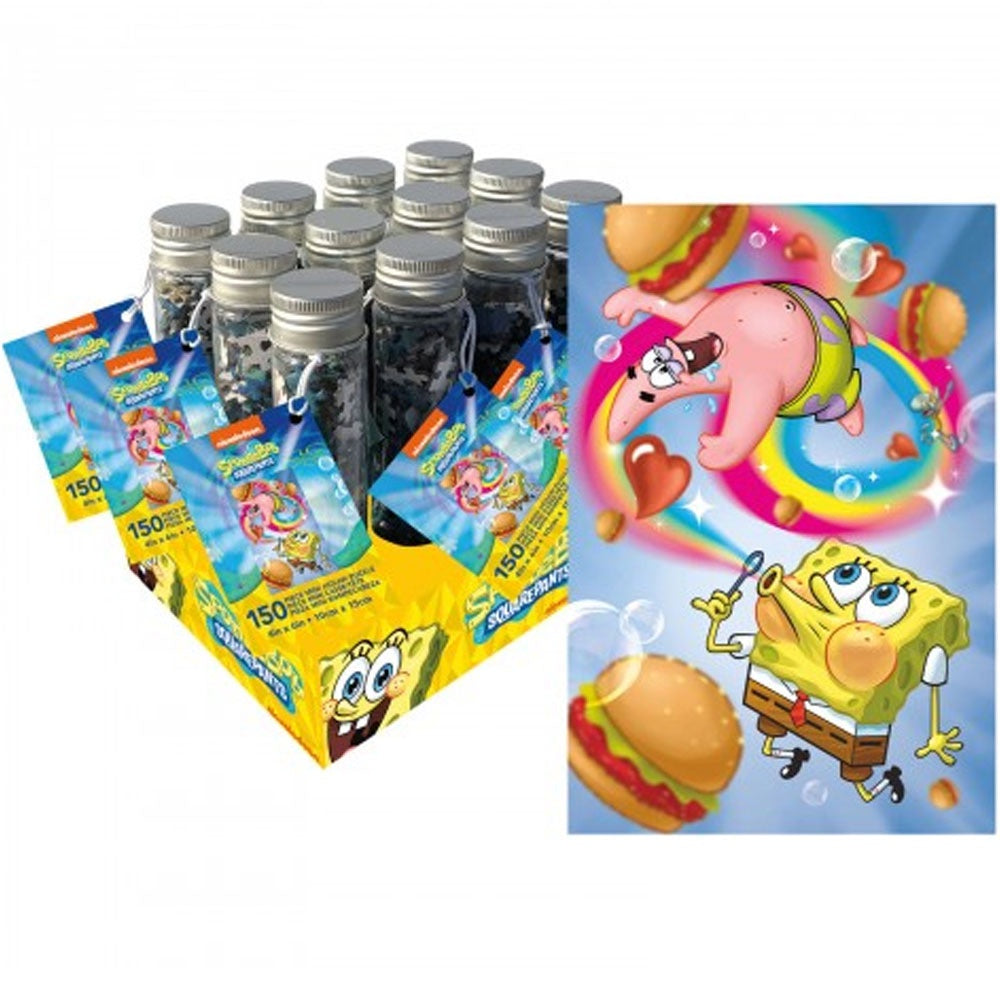 Aquarius Mini Tube Puzzle Spongebob Square Pants 150 pieces | Good Games