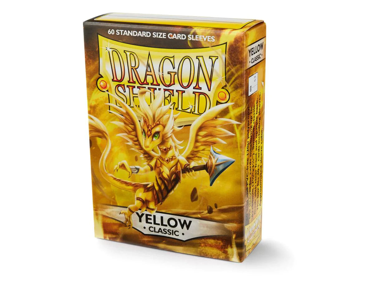 Dragon Shield - Sleeves - Classic Yellow- Standard Size (60)