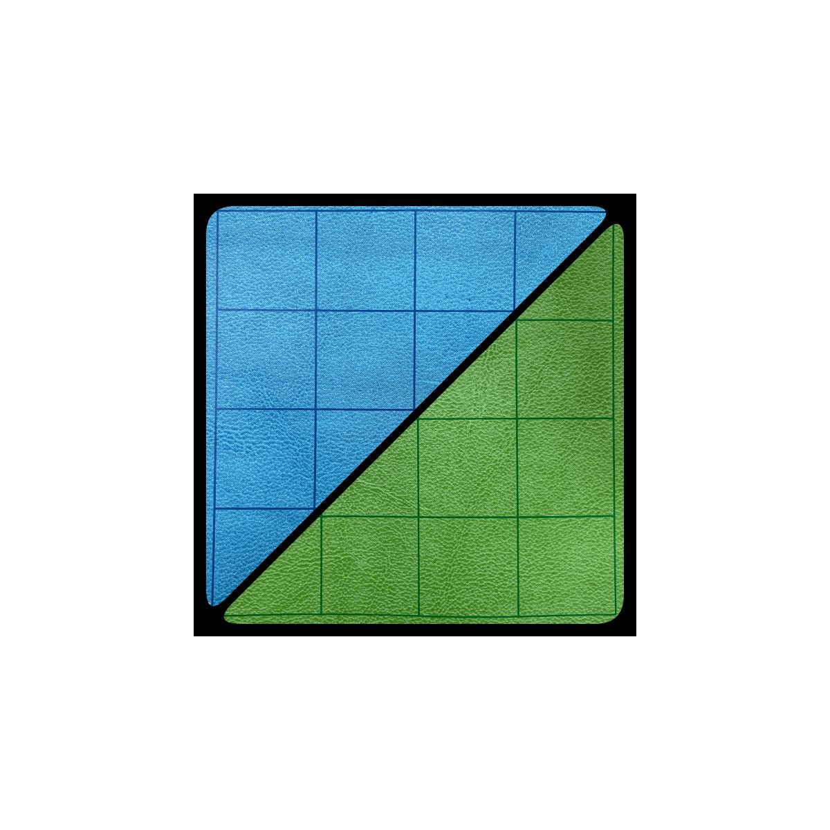 Chessex - Reversible Battlemat 1 Squares Blue-green 23 1/2 X 26 (CHX 96465)
