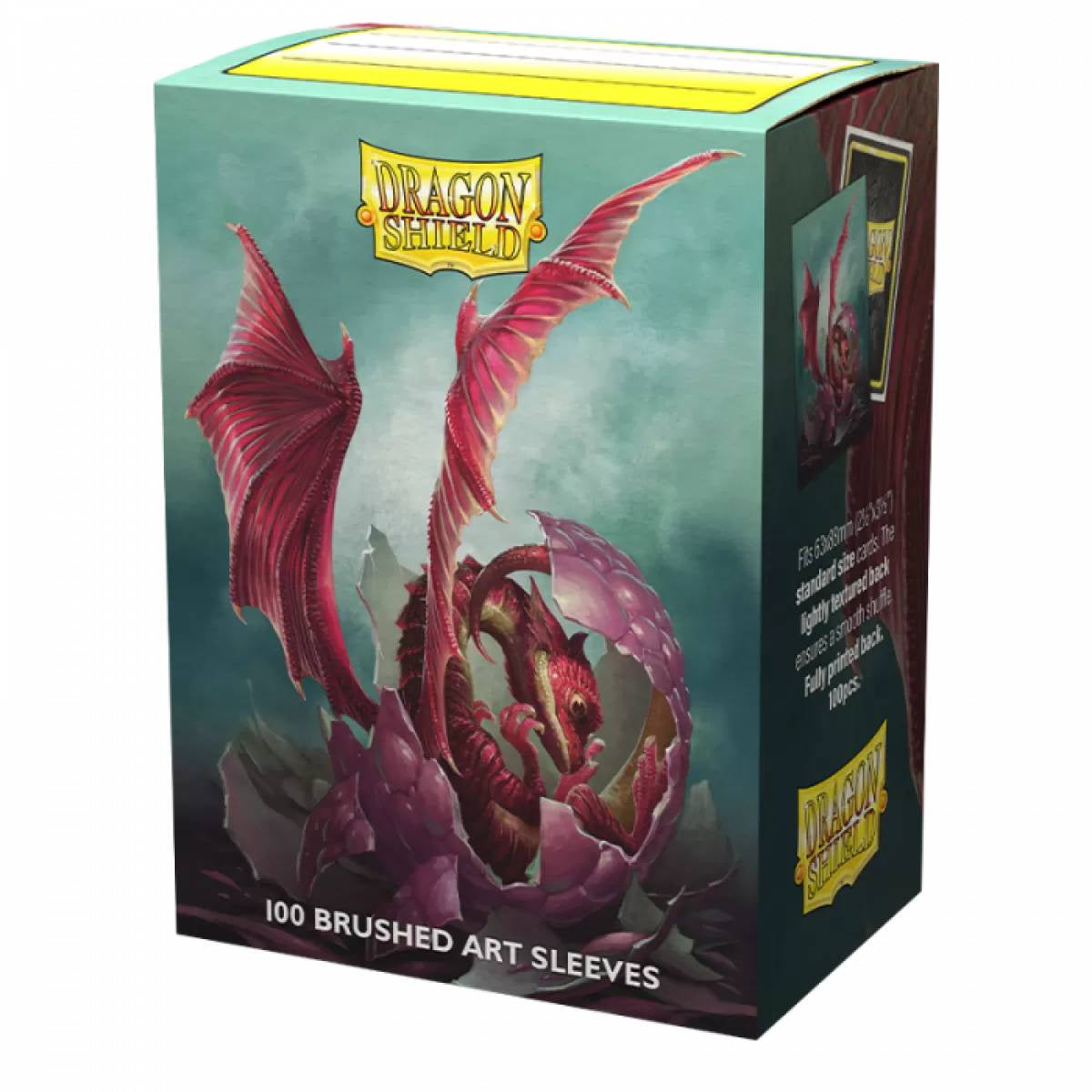 Dragon Shield - Brushed Art Sleeves - Baby Dragon Wyngs Standard Size (100)