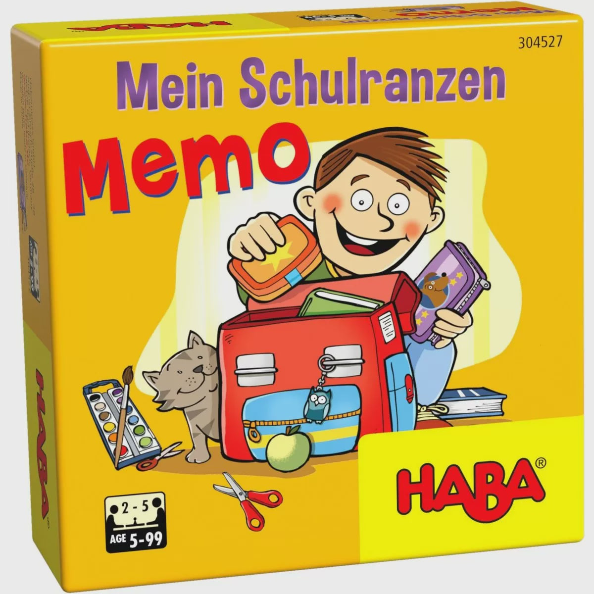 My Backpack Memory Game - Mein Schulranzen Memo