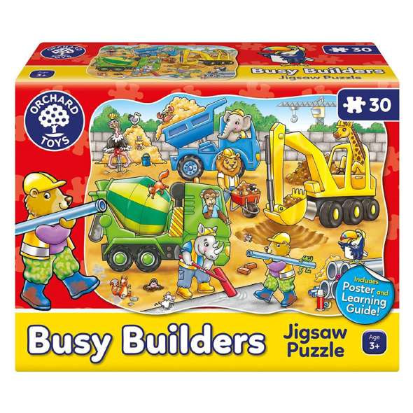 Orchard Toys - Busy Builders 30 Piece Jigsaw