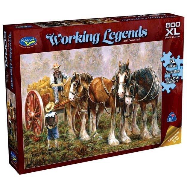 Can I Come Too Working Legends 500 Piece Jigsaw Xl Jigsaw - Holdson