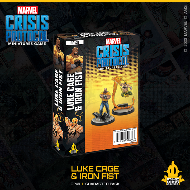 Marvel Crisis Protocol Miniatures Game Luke Cage and Iron Fist
