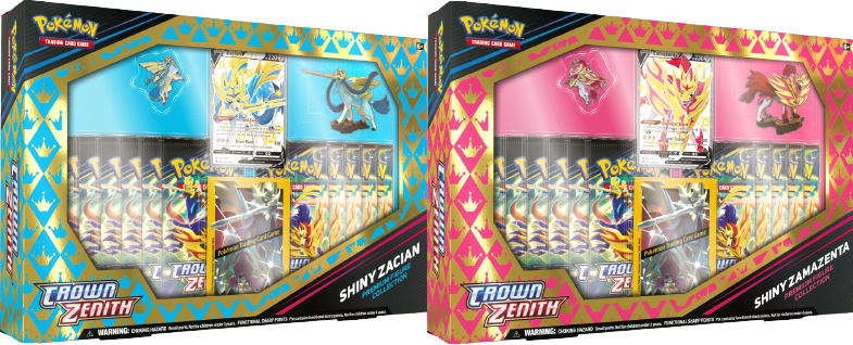  Pokemon - Shiny Zacian & Zamazent Card Sleeves - 65 Total -  Deck Shields - Crown Zenith : Toys & Games