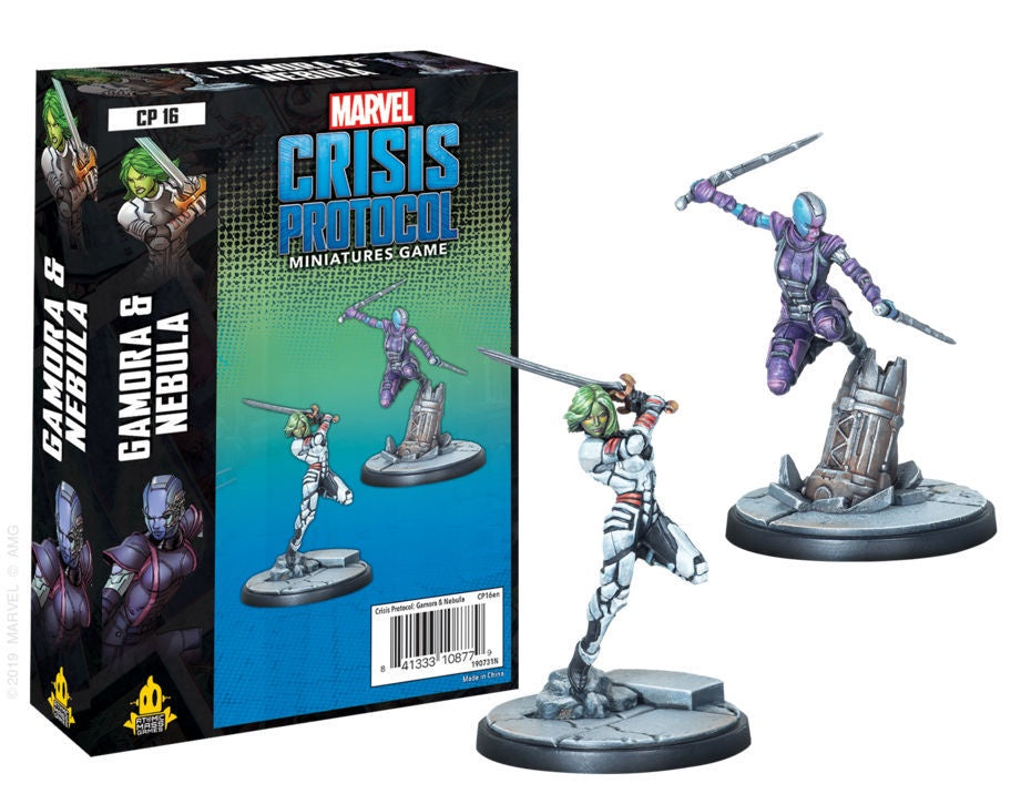 Marvel Crisis Protocol Miniatures Game Gamora &amp; Nebula Expansion