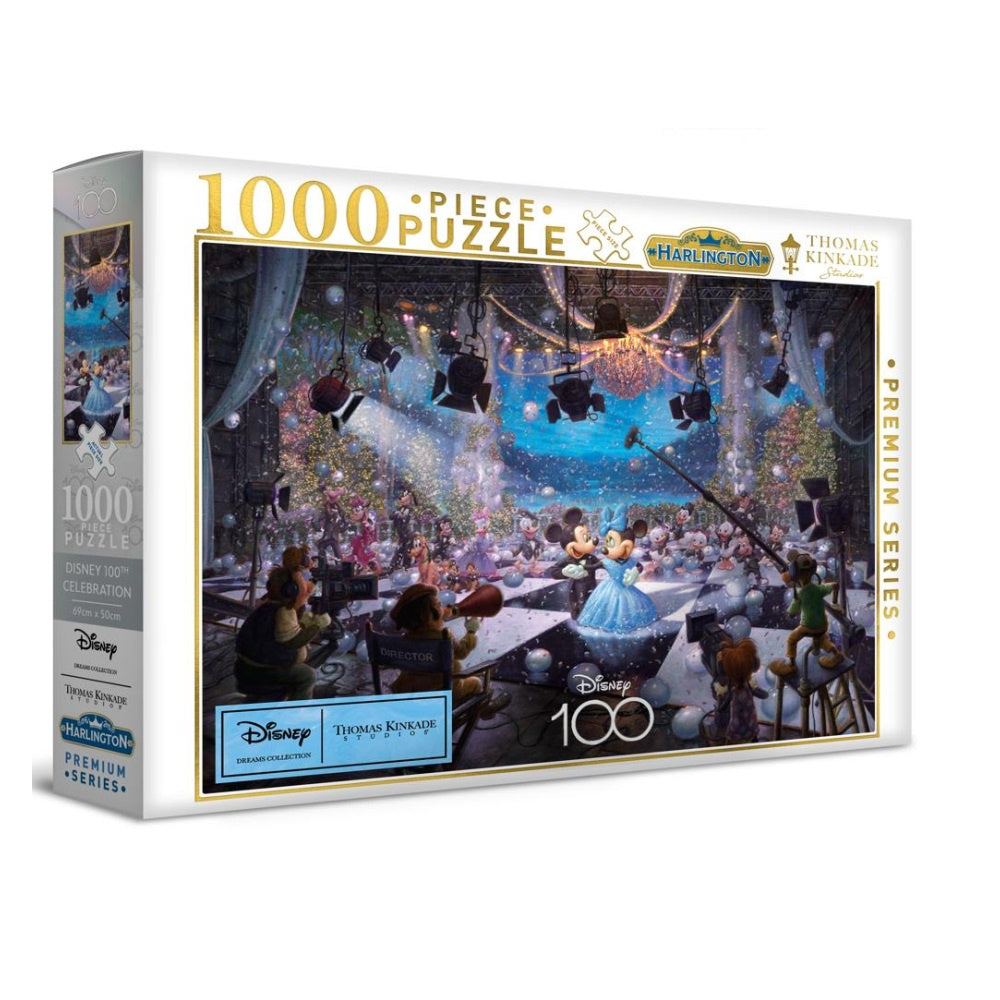 Harlington Thomas Kinkade Disney 100th Celebration 1000 Piece Jigsaw