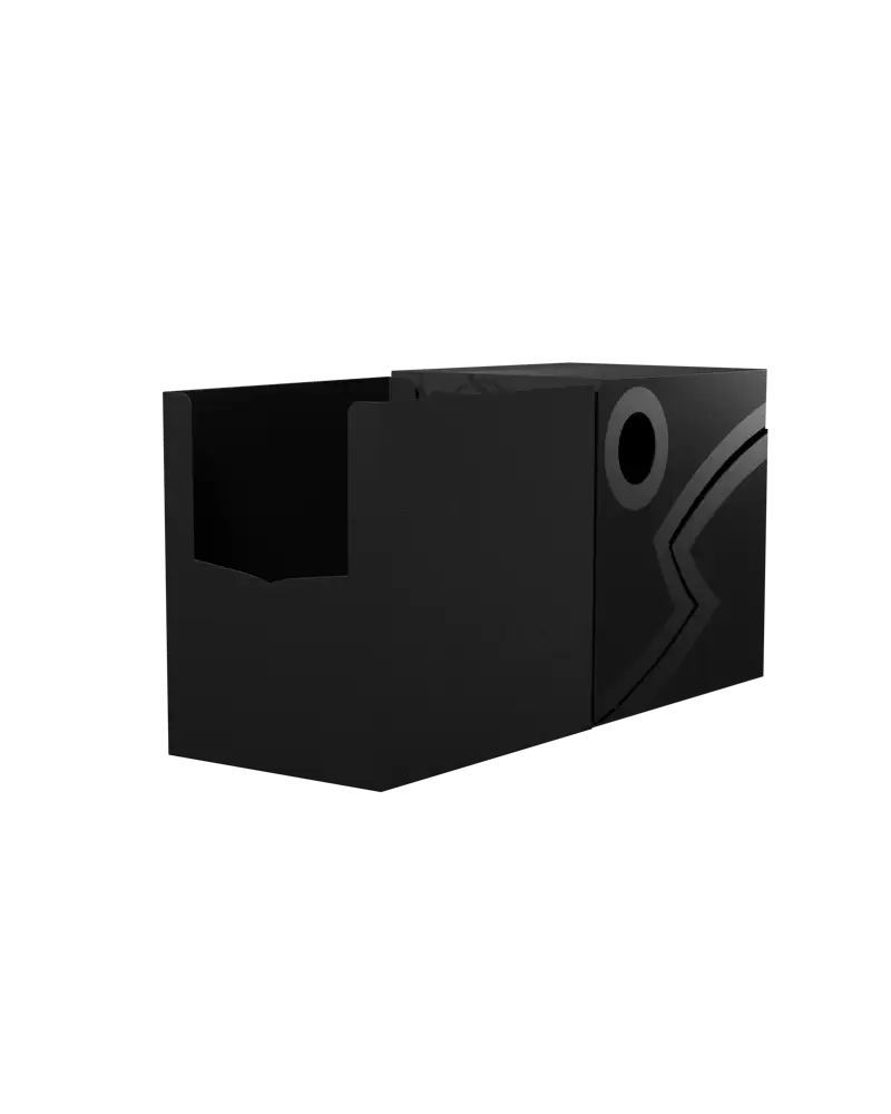 Dragon Shield - Deck Box Revised Double Shell - Shadow Black/Black