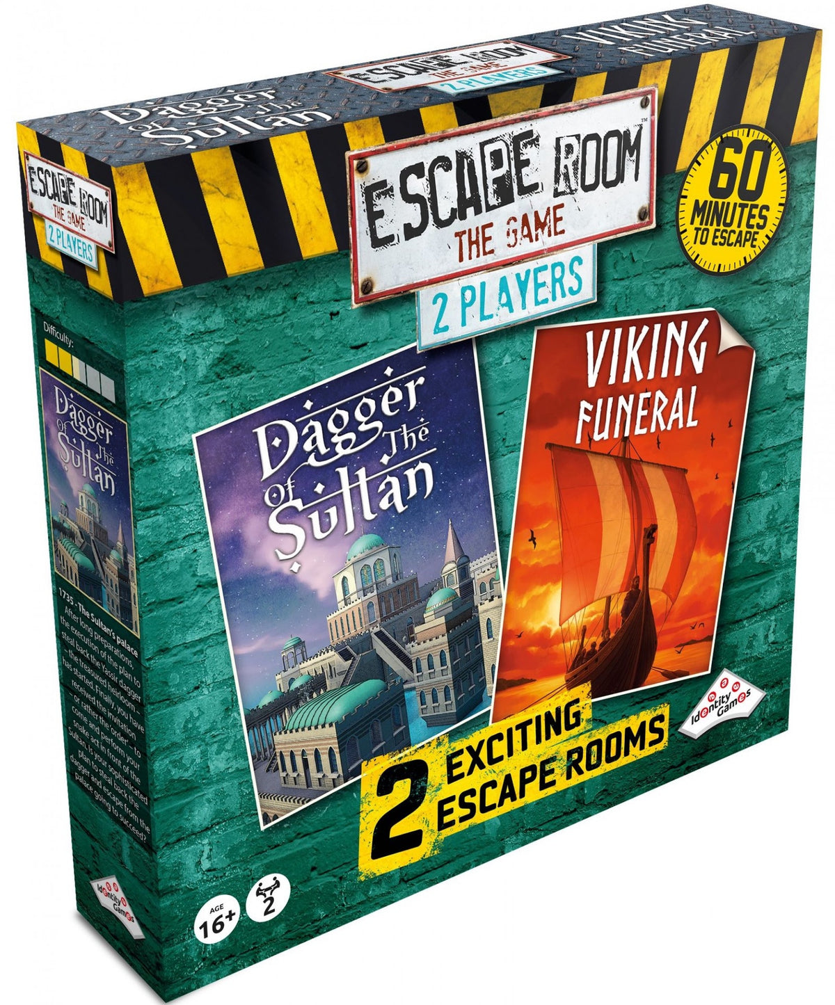Escape Room The Game 2 Players Dagger Of The Sultan and Viking Funeral