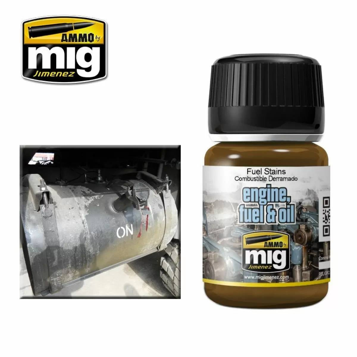 Ammo by MIG Enamel Effects Fuel Stains 35ml