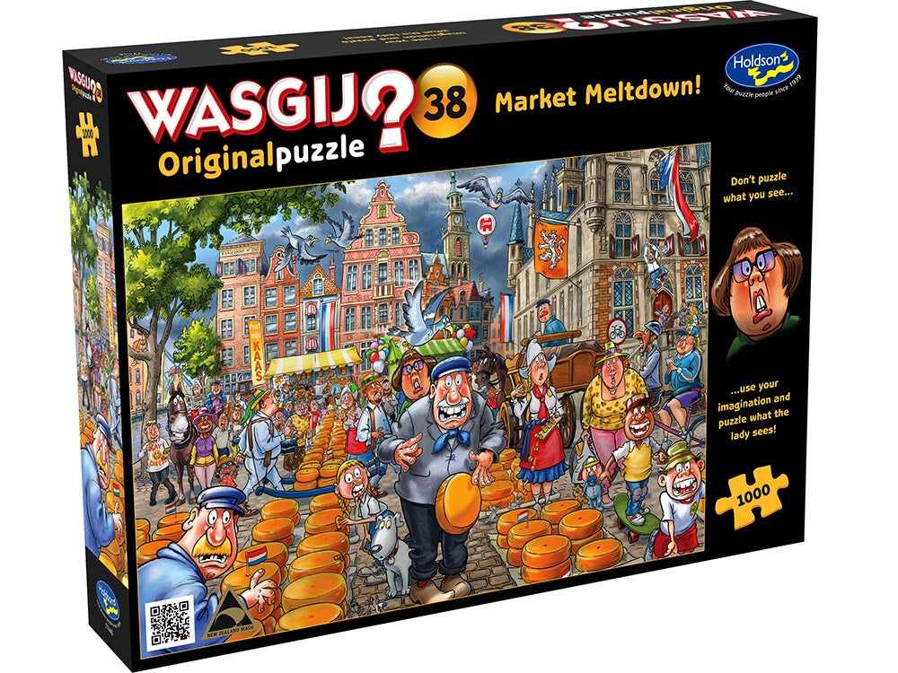 Wasgij? Original 38 - Market Meltdown 1000 Piece Jigsaw