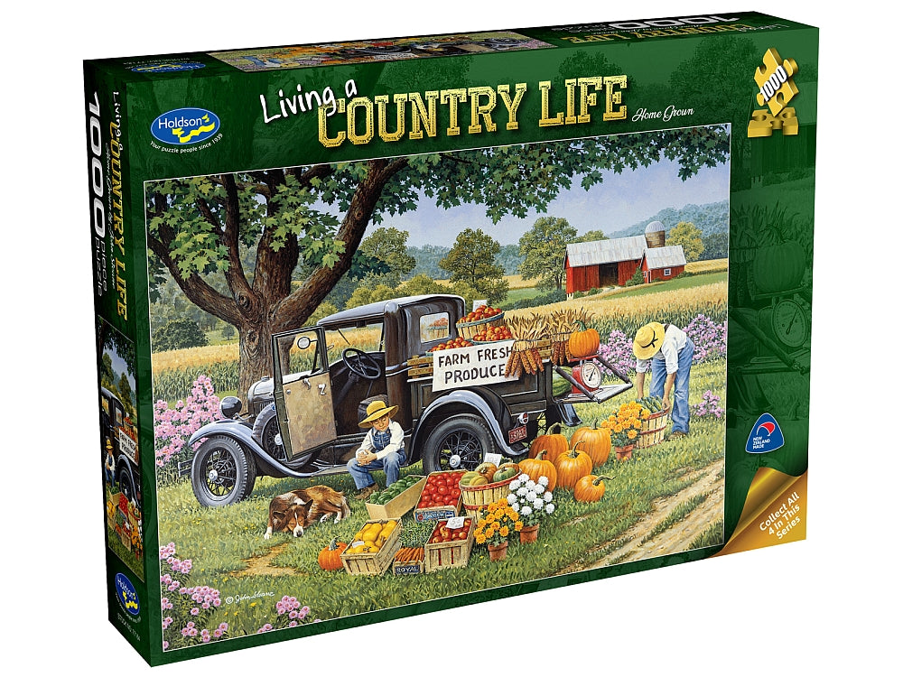 Holdson Living a Country Life Homegrown 1000 Piece Jigsaw