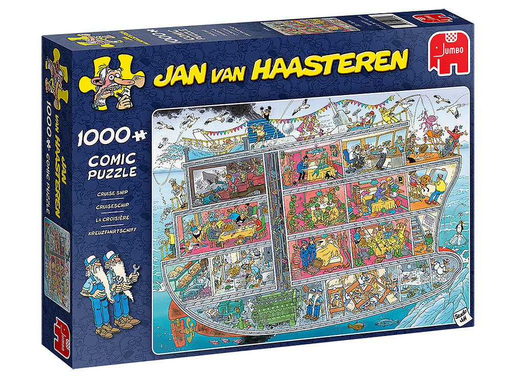 Jan Van Haasteren Cruise Ship 1000 Piece Jigsaw Puzzle