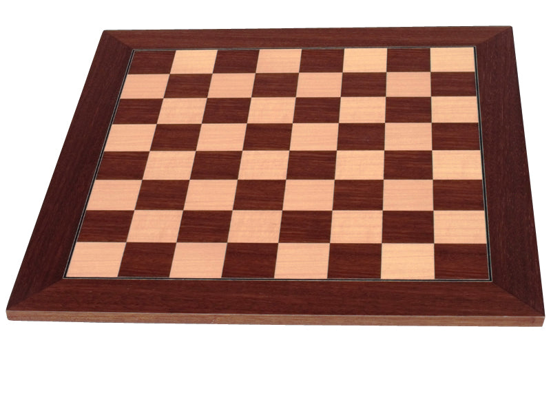 Dal Rossi 40cm Palisander Maple Chess Board - Board Only