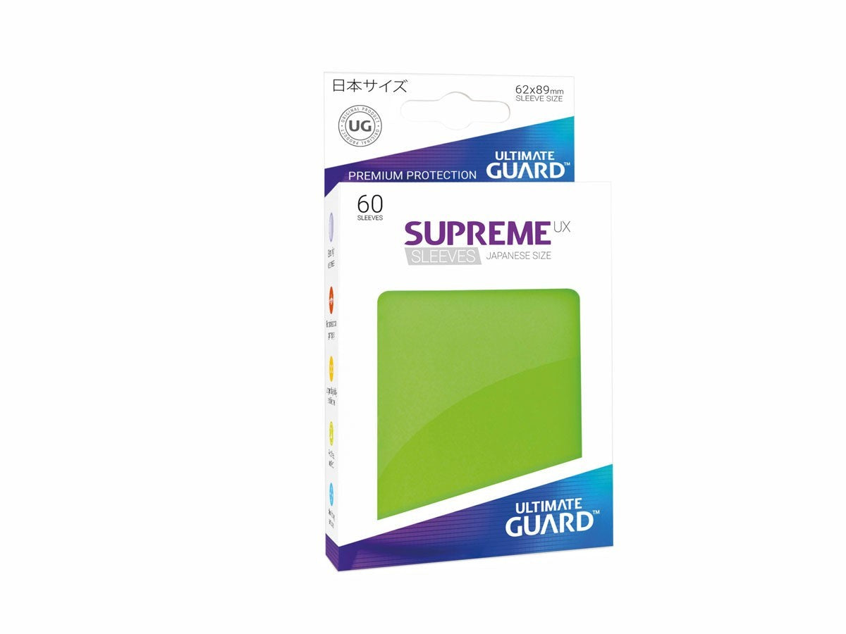 Ultimate Guard Supreme Ux Sleeves Japanese Size Light Green (60)