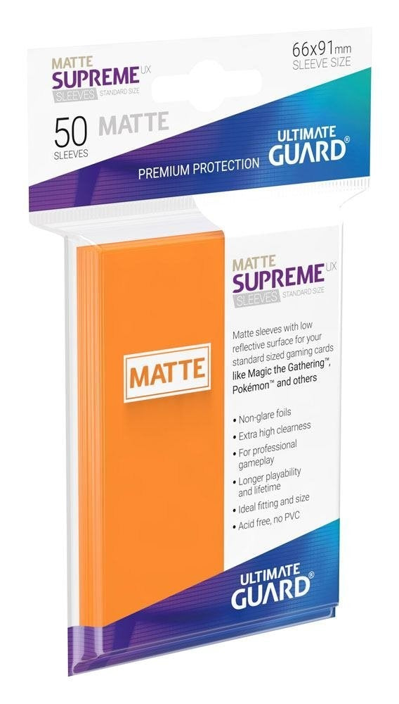 Ultimate Guard - Supreme UX Standard Sleeves Matte Orange (50)