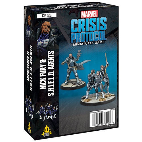 Marvel Crisis Protocol Miniatures Game Nick Fury &amp; S.H.I.E.L.D. Agents