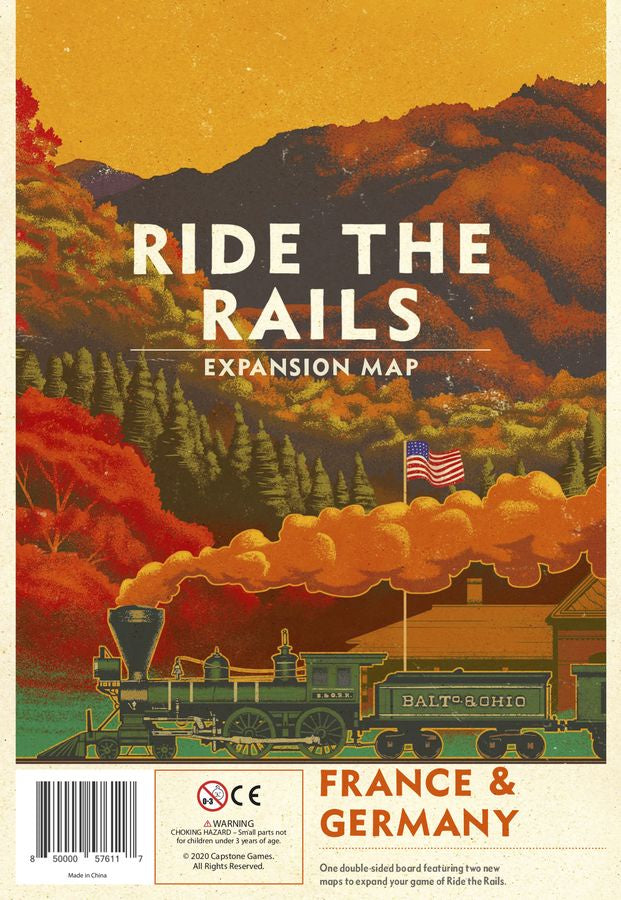 Ride the Rails: France and Germany Map