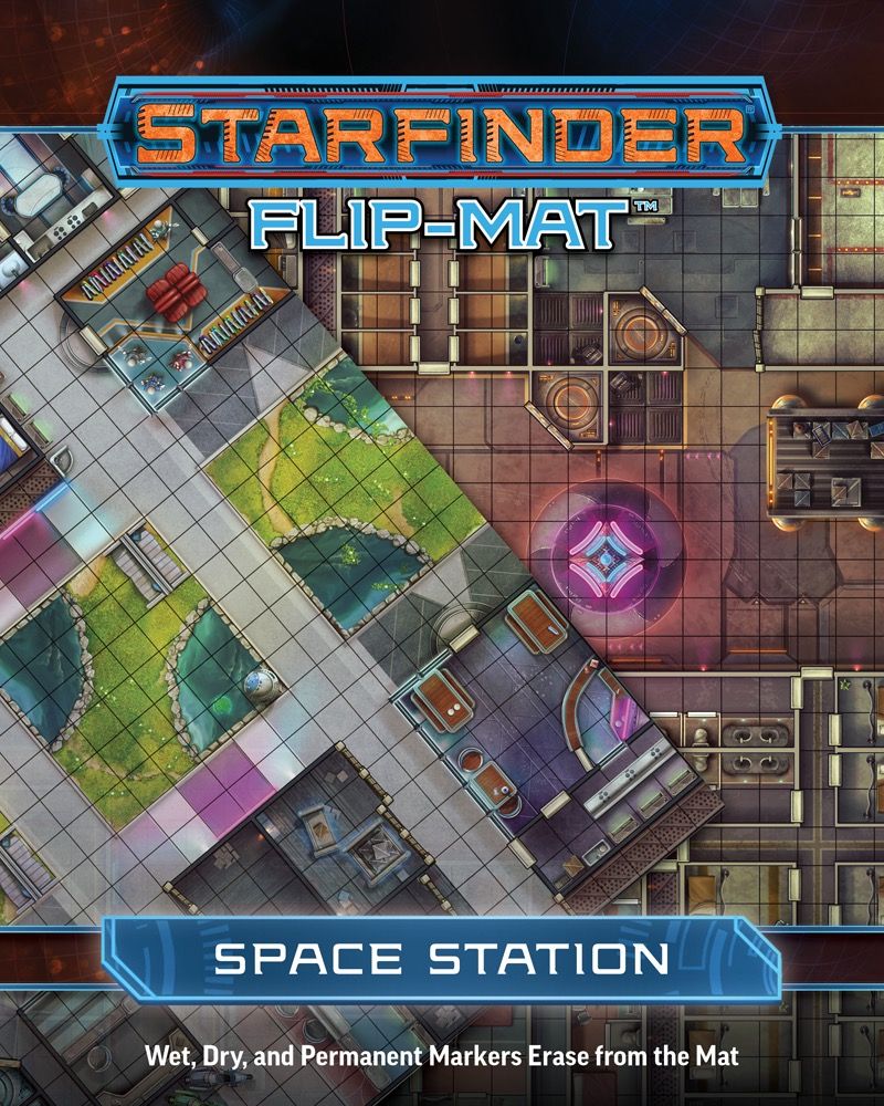 Starfinder Flip Mat Space Station