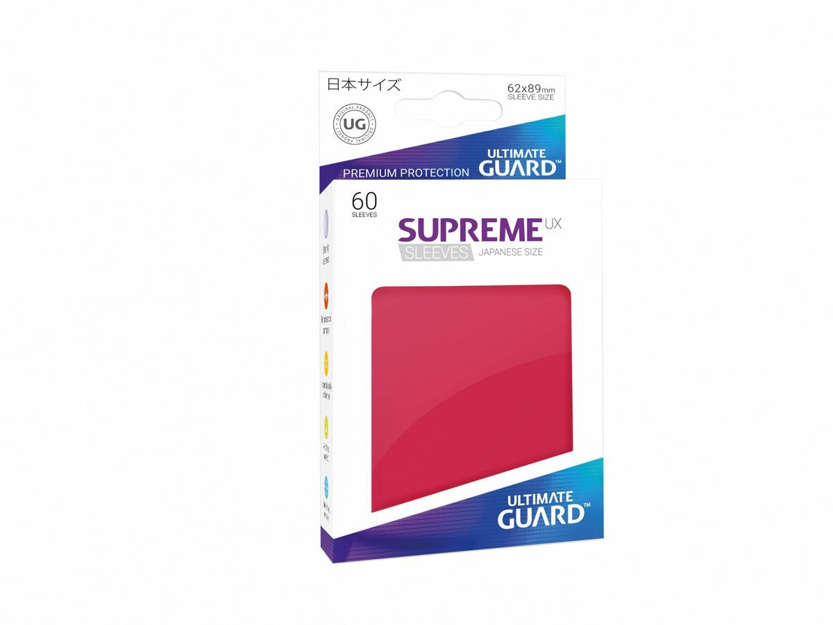 Ultimate Guard - Supreme UX Japanese Size Sleeves Red (60)