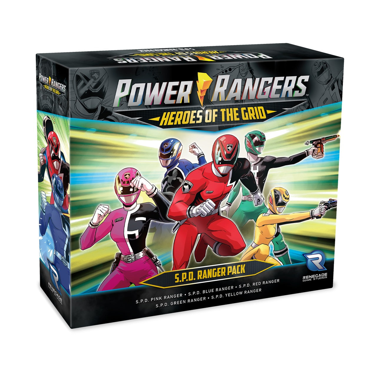 Power Rangers Heroes of the Grid S.P.D. Ranger Pack (Preorder) | Good Games