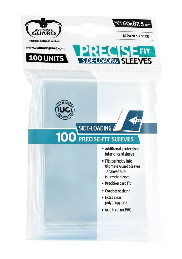 Ultimate Guard Precise-Fit Card Sleeves - Standard Size Top-Loading (100) -  Clear