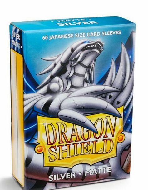 Dragon Shield - Sleeves Box - Silver Matte- Japanese Size (60)