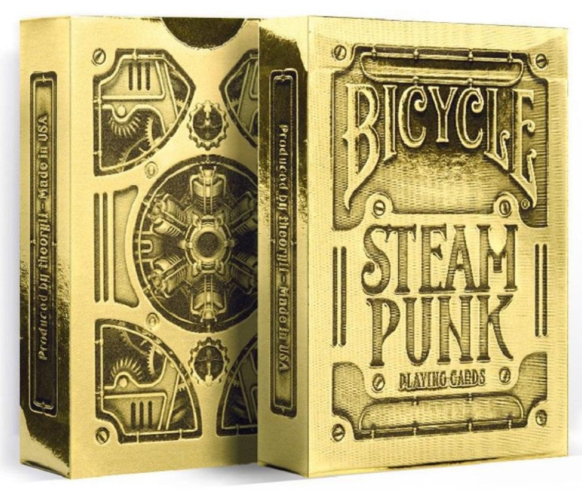 Bicycle Poker Steam Punk Gold