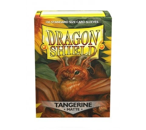 Dragon Shield - Box- Tangerine Matte Standard Size (100)