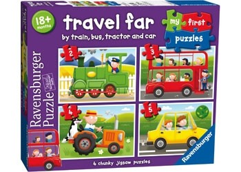 Ravensburger Travel Far - 4x3 Piece Jigsaw