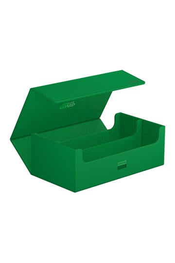 Ultimate Guard Arkhive Flip Case 800plus Standard Size XenoSkin Monocolour Green Deck Box