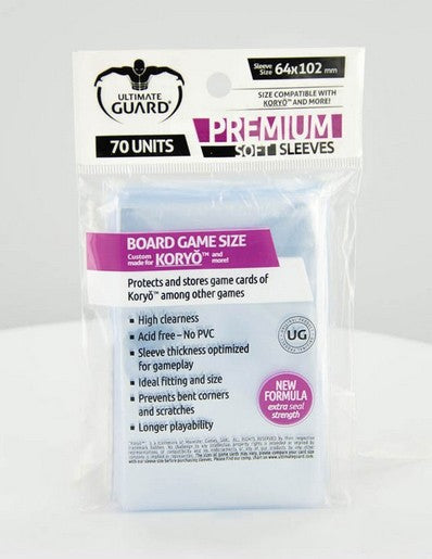 Ultimate Guard Premium Soft Sleeves For Board Game Cards (70)