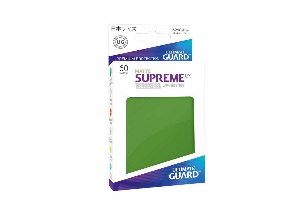 Ultimate Guard - Supreme UX Japanese Size Sleeves Green (60)