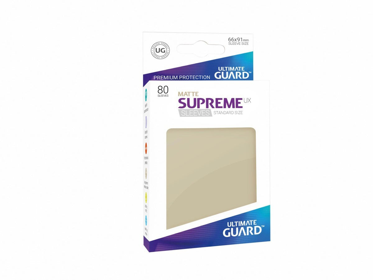 Ultimate Guard - Supreme UX Standard Sleeves Matte Sand (80)