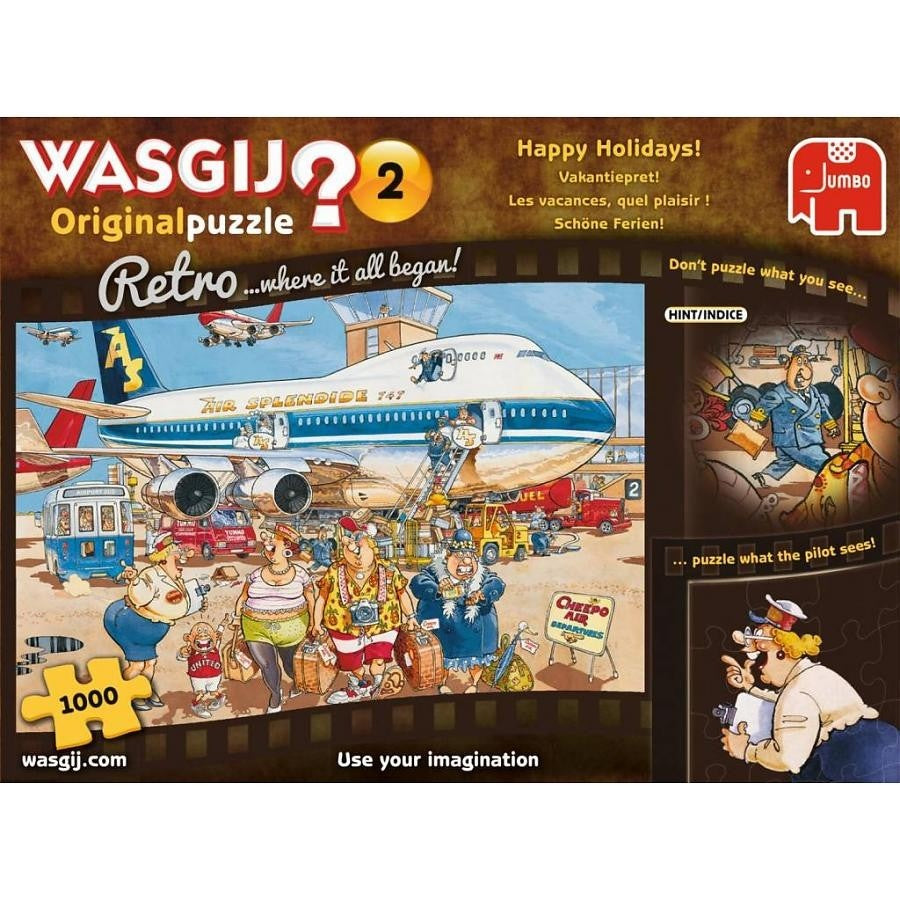 Happy Holidays: Wasgij Original 2 Retro 1000 Piece Jigsaw Jumbo