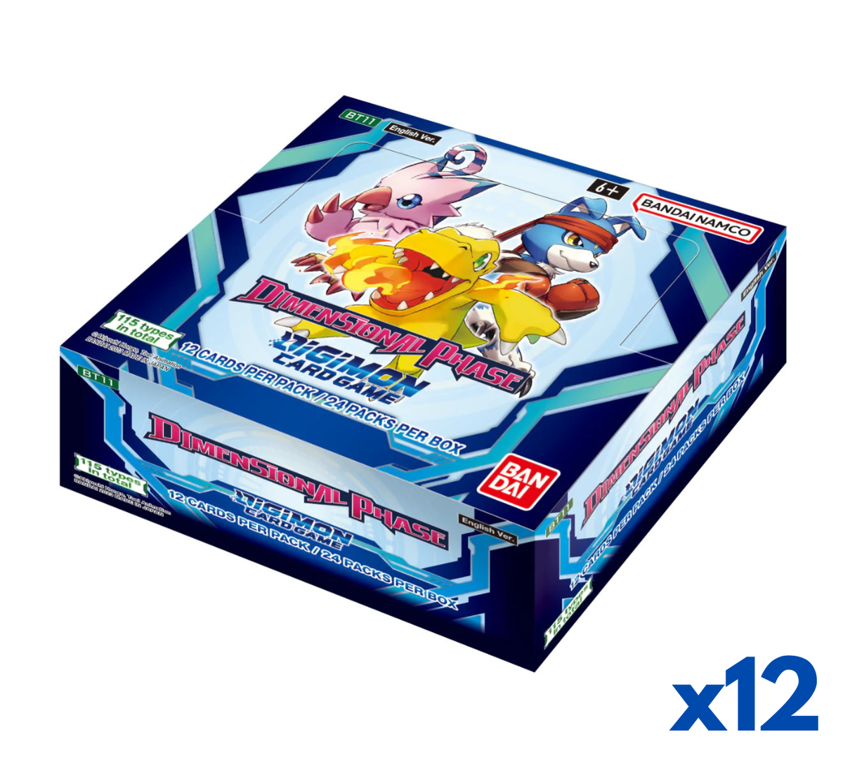Digimon Card Game Dimensional Phase BT11 Booster Case