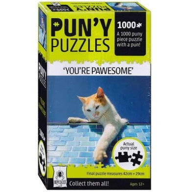 Puny Puzzles Youre Pawesome 18 Piece Jigsaw