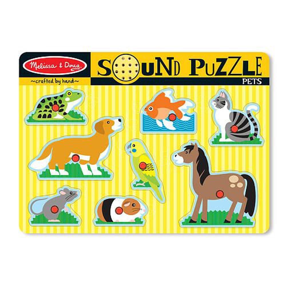 Melissa and Doug - Pets Sound Puzzle - 8pc