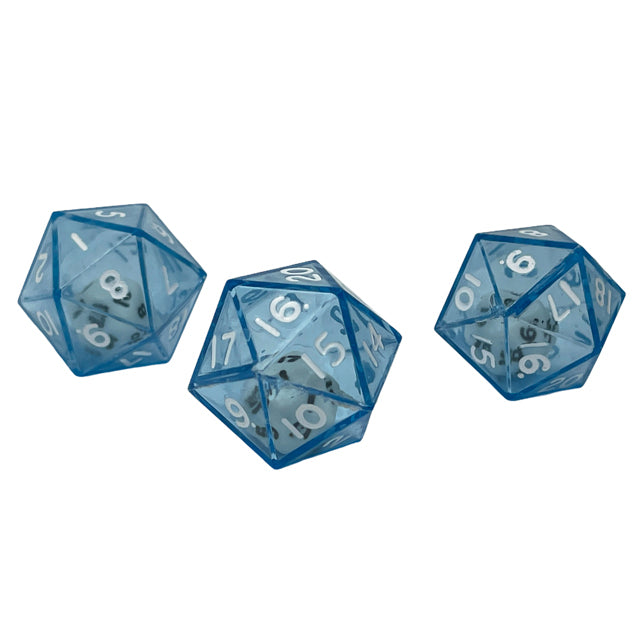 Chessex D20 Double Dice Blue/white (CHX KOP12603) (Preorder)