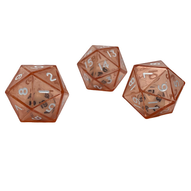 Chessex D20 Double Dice Red/white (CHX KOP12606) (Preorder)