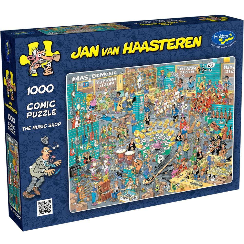 Jan Van Haasteren - The Music Shop 1000 Piece Jigsaw