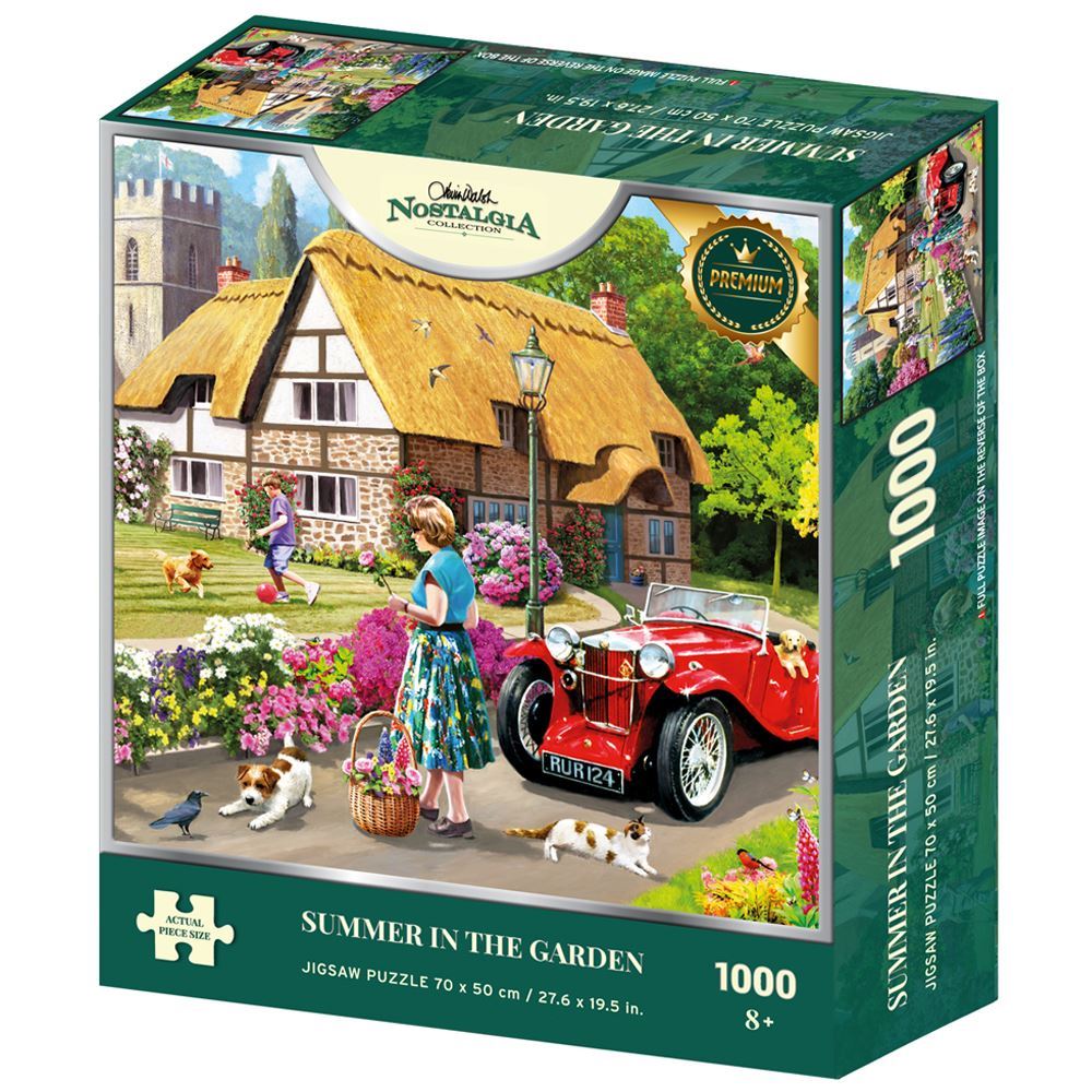 Nostalgia Summer In The Garden 1000 Piece Jigsaw