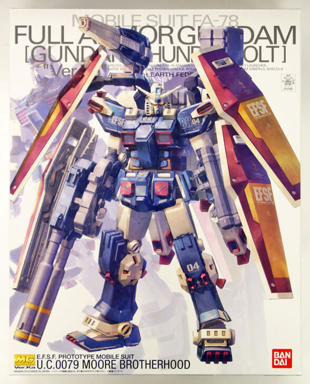 MG - FA -78 Full Armor Gundam Thunderbolt Ver.Ka