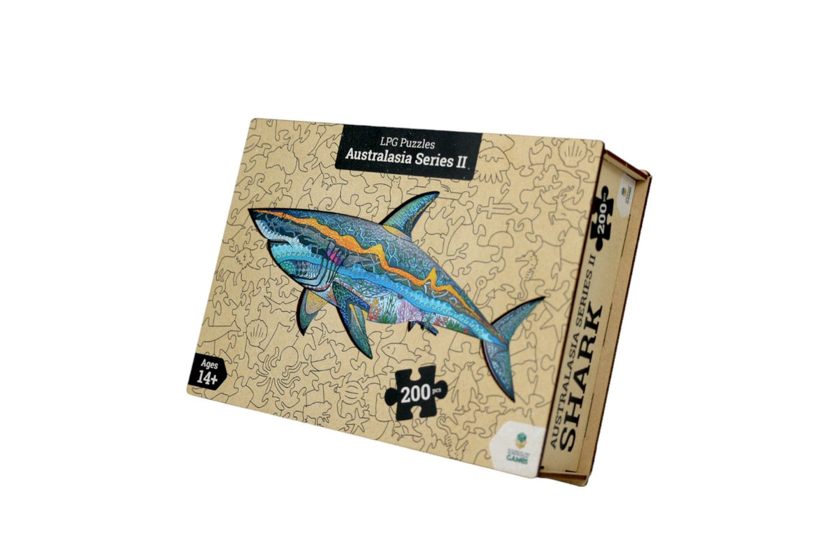 LPG Puzzles Wooden Australiana Puzzle - Shark - Preorder