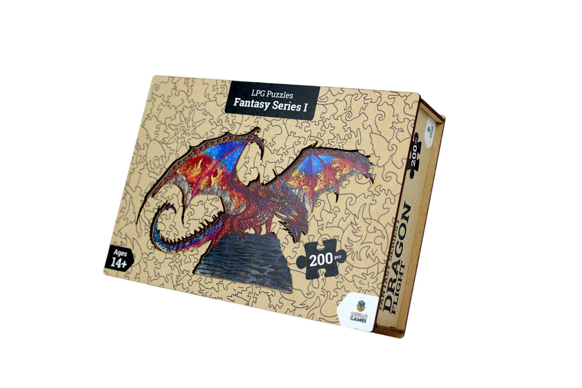 LPG Puzzles Wooden Fantasy Puzzle - Dragon Flight - Preorder