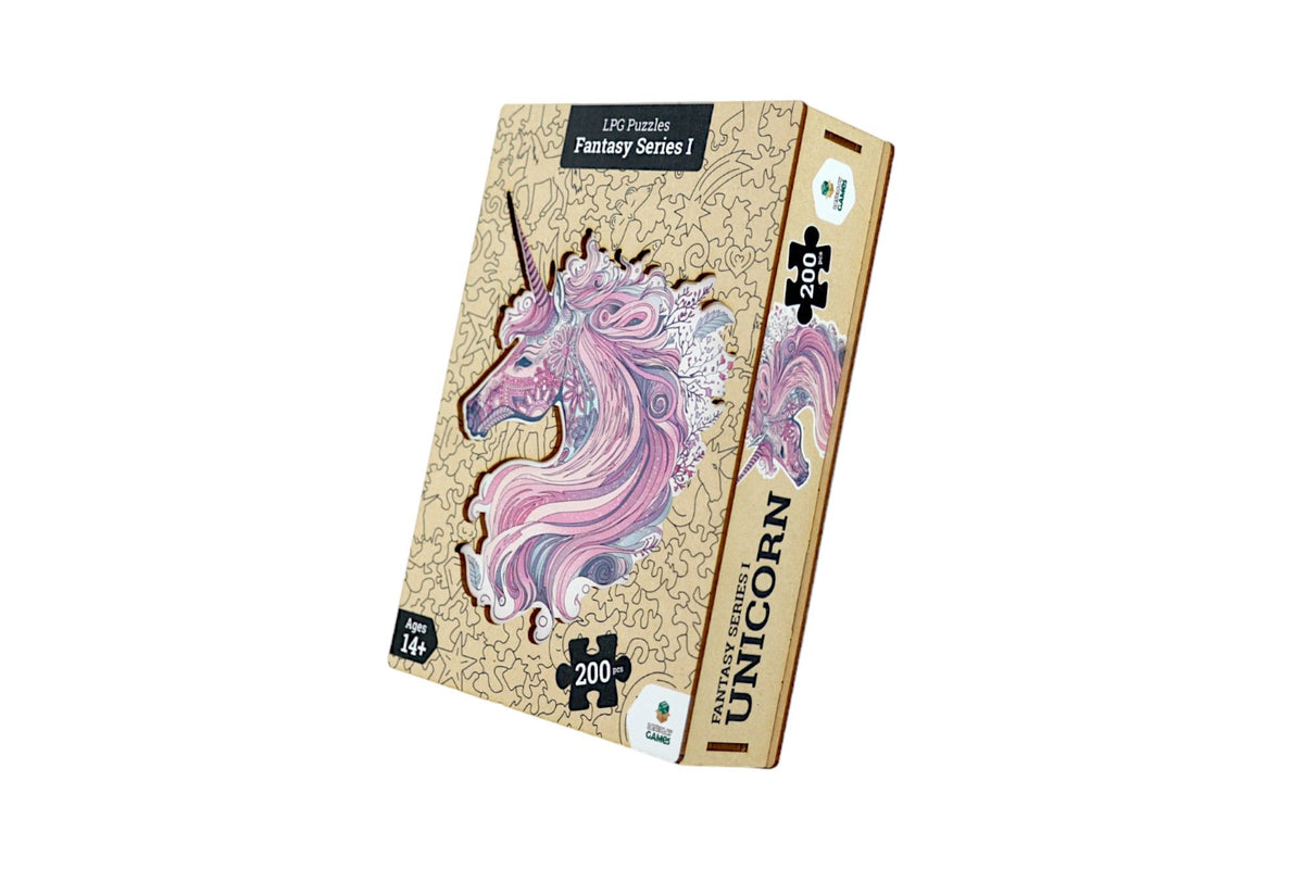 LPG Puzzles Wooden Fantasy Puzzle - Unicorn - Preorder