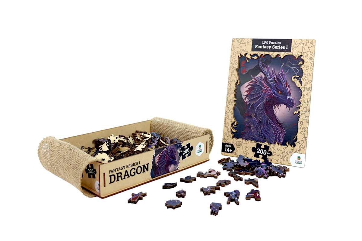 LPG Puzzles Wooden Fantasy Puzzle - Dragon - Preorder