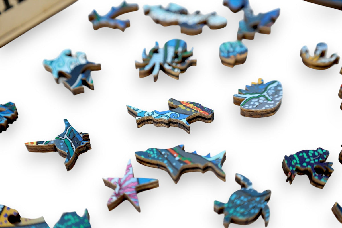 LPG Puzzles Wooden Australiana Puzzle - Shark - Preorder